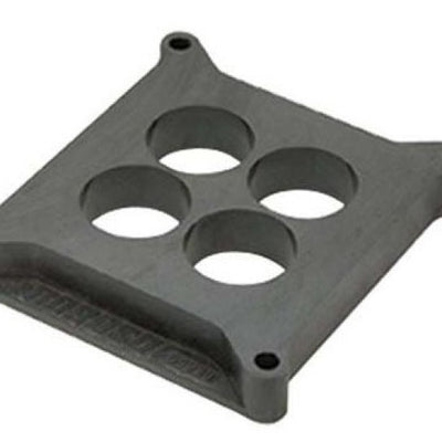 Moroso 4150/4160 Carburetor Spacer - 4 Hole Plenum - 1in - Plastic