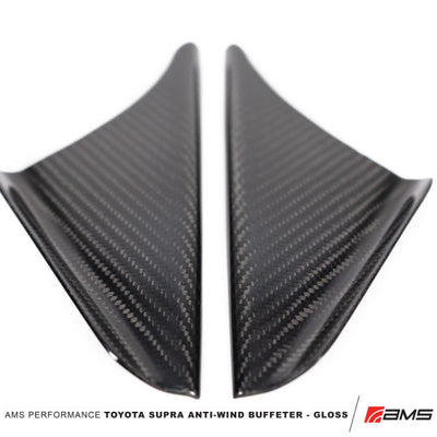 AMS Performance 2020+ Toyota GR Supra Anti-Wind Buffeting Kit - Gloss Carbon