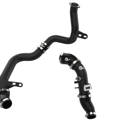 aFe 19-22 Hyundai Veloster N L4 2.0L (t) BladeRunner Aluminum Hot & Cold Charge Pipe Kit - Black