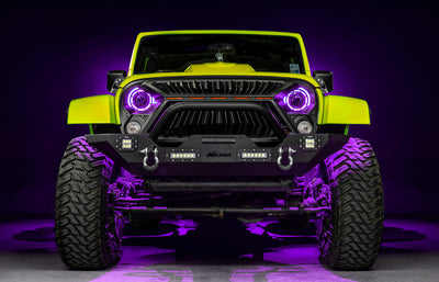 ORACLE Lighting 0718 Jeep Wrangler JK Oculus 7in ColorSHIFT Bi-LED Projector Headlights