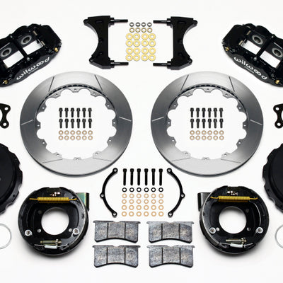 Wilwood Narrow Superlite 4R Rear P-Brk Kit 12.88in Small Ford 2.66in Offset