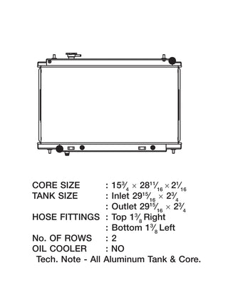 CSF 03-06 Nissan 350Z Radiator