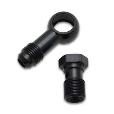 Vibrant Single -8AN 7/16-20 Aluminum Male Banjo Adapter Assembly