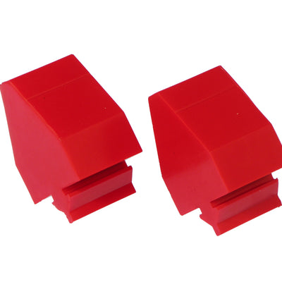 Prothane Universal Bump Stop Pull Through Style - Red