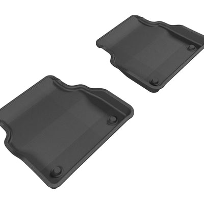 3D MAXpider 2011-2017 Audi A8 Kagu 2nd Row Floormats - Black