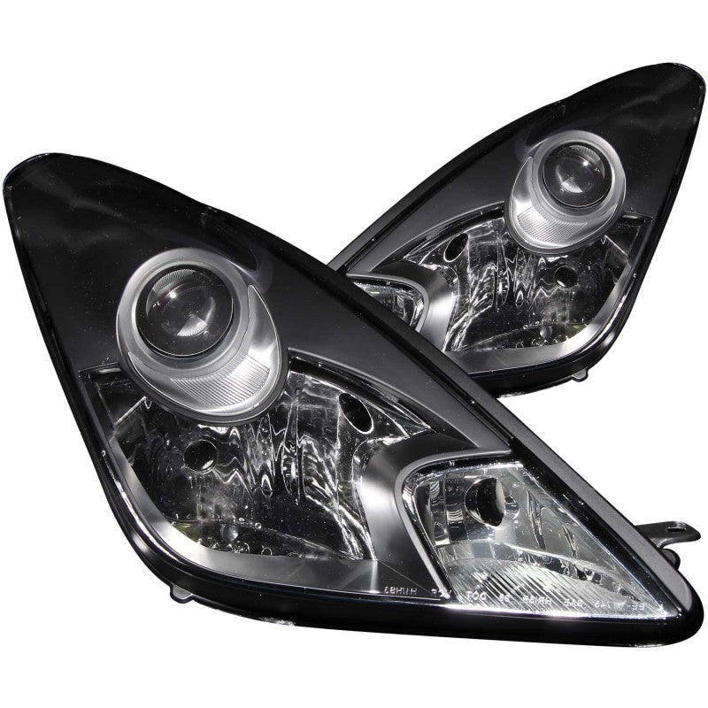 ANZO 2000-2005 Toyota Celica Projector Headlights Black