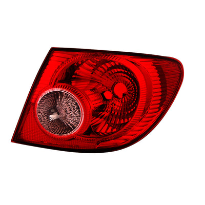xTune Toyota Corolla 04-08 Passenger Side Outer Tail Lights OEM Right ALT-JH-TCO05-OE-OR