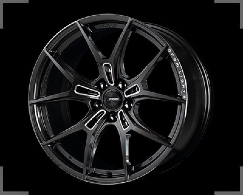 Gram Lights 57FXZ 19x9.5 +38 5x120 Super Dark Gunmetal and Machining Rim Edge DC Wheel