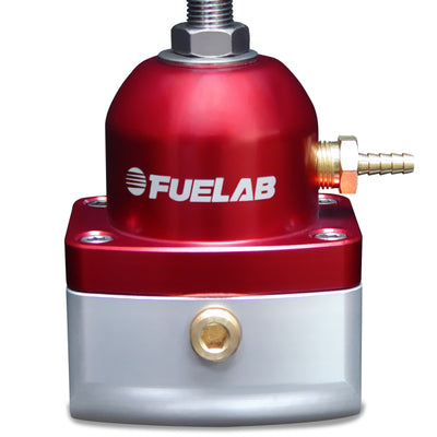 Fuelab 515 EFI Adjustable FPR 25-90 PSI (2) -10AN In (1) -6AN Return - Red