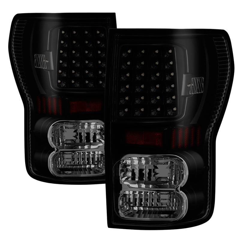 xTune Toyota Tundra 07-13 LED Tail Lights Black Smoke ALT-ON-TTU07-LED-BSM