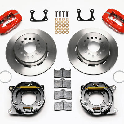 Wilwood Forged Dynalite P/S Park Brake Kit Red Big Ford 2.36in Offset