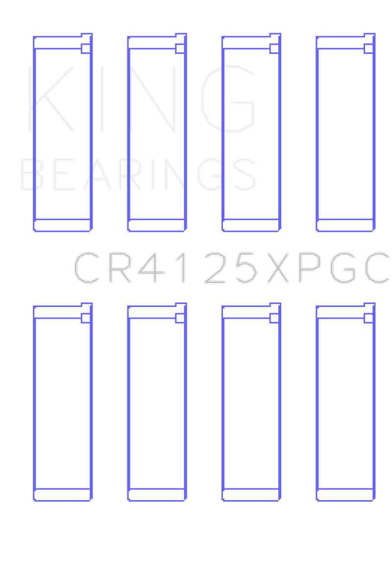 King Engine Bearings Subaru EJ20/EJ22/EJ25 pMaxKote Performance Rod Bearing Set - Size +.026mm