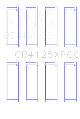 King Engine Bearings Subaru EJ20/EJ22/EJ25 pMaxKote Performance Rod Bearing Set - Size +.026mm