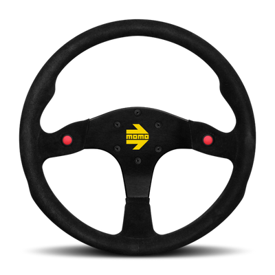 Momo MOD80 Steering Wheel 350 mm -  Black Suede/Black Spokes