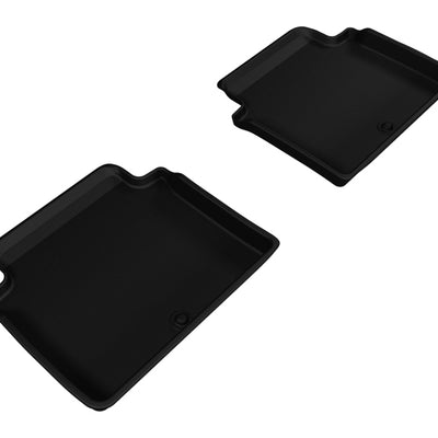 3D MAXpider 2015-2020 Genesis/Hyundai G80/Genesis Sedan Kagu 2nd Row Floormats - Black
