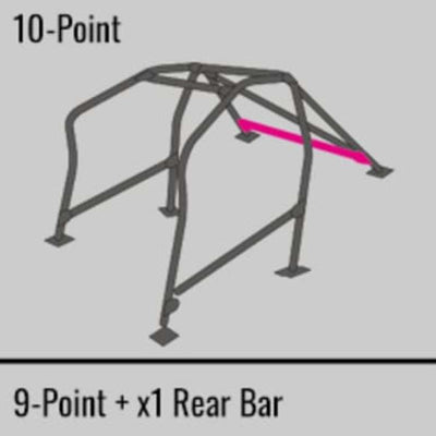Cusco Safety 21 Steel Roll Cage 4P 40mm Hyundai Genesis CP *Okay w/Sunroof* (S/O / No Cancel)