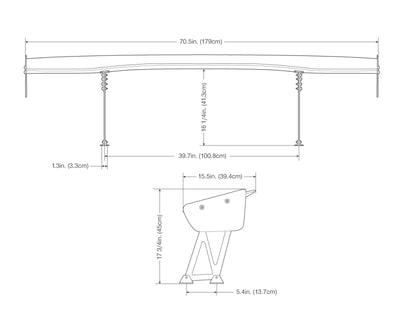 Seibon Universal (70.5in Wide) GT Carbon Fiber Rear Spoiler
