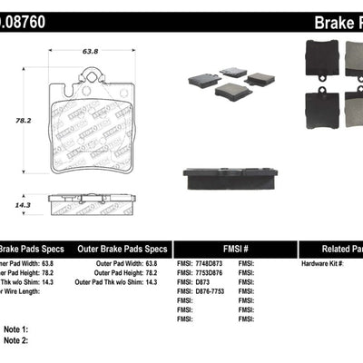 StopTech Performance Brake Pads