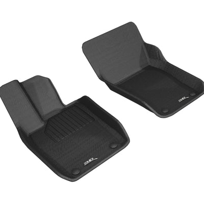 3D MAXpider 2017-2019 Porsche Panamera Kagu 1st Row Floormat - Black