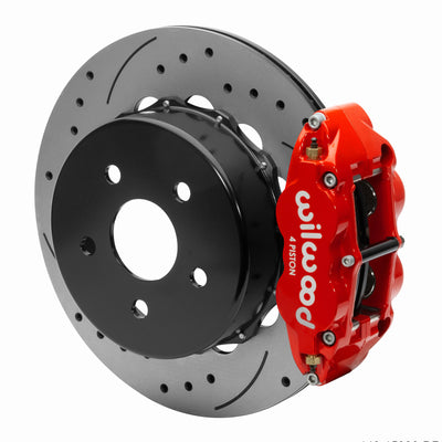Wilwood Superlite 4R Rear Brake Kit 14.00 Red 2018-Up Jeep JL SRP w/Lines