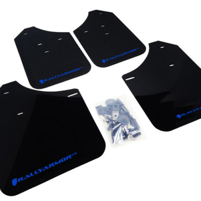 Rally Armor 02-07 Subaru WRX/STI/RS/2.5i (Wagons Req. Mod.) Black UR Mud Flap w/Blue Logo