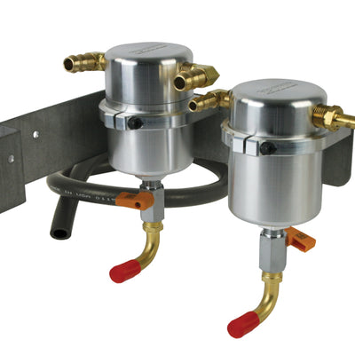 Moroso 08-14 Subaru WRX Air/Oil Separator Catch Can - Billet Aluminum