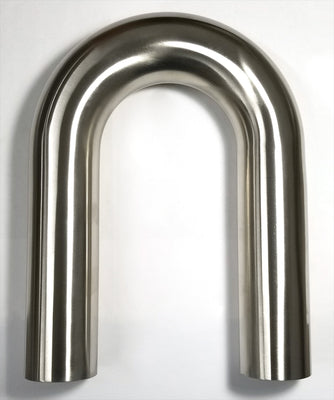 Stainless Bros 2.25in Diameter 1.5D / 3.375in CLR 180 Degree Bend 6in Leg / 6in Leg Mandrel Bend
