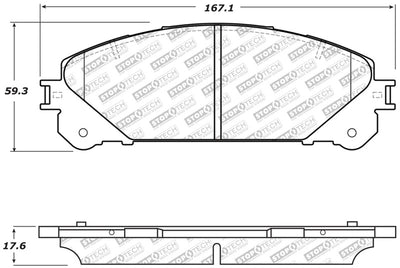 StopTech Street Select Brake Pads w/Hardware - Front