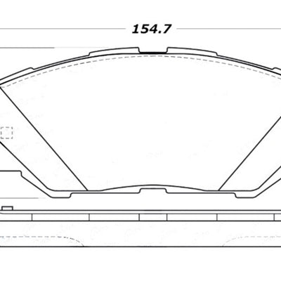 StopTech Street Touring 06-10 Lexus IS250 Front Brake Pads