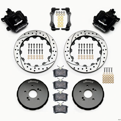 Wilwood Combination Parking Brake Rear Kit 12.88in Drilled Honda S2000