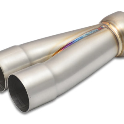 Vibrant 2-1 SS Merge Collectors (2.25in Inlet Slipover ID 2.5in Outlet OD) - Sold Individually