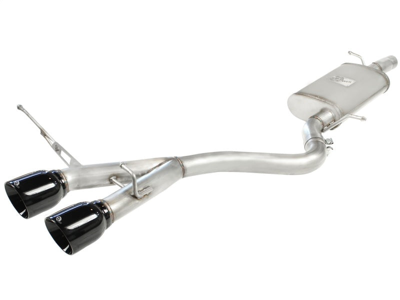 aFe MACHForce XP Exhaust 304SS Cat-Back w/ Black Tips 2008 VW Golf R32 V5 3.2L