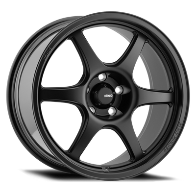 Konig Hexaform 15x7.5 4x100 ET35 Matte Black