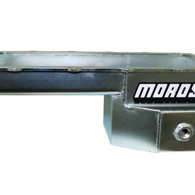 Moroso Ford 5.0 Coyote/Fox Swap (w/Rear Sump) Road Race Baffled Wet Sump 7.5qt 6-5/8in Steel Oil Pan