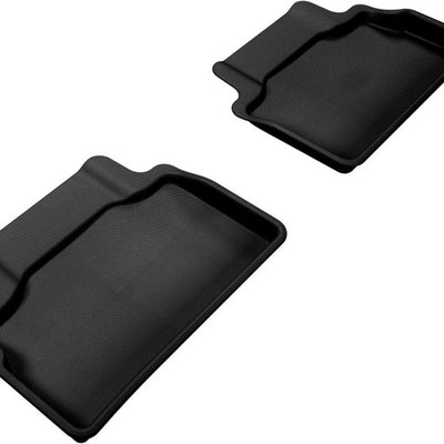 3D MAXpider 2012-2016 Hyundai Genesis Kagu 2nd Row Floormats - Black