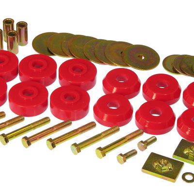 Prothane 59-64 Chevy Impala / Belair Body Mount Kit - Red