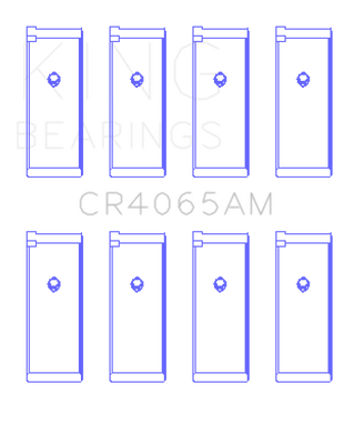 King 91-04 Nissan 146CI/2.4L KA24DE L4 / 89-97 146CI/2.4L KA24E L4  (Size +0.5) Rod Bearing Set