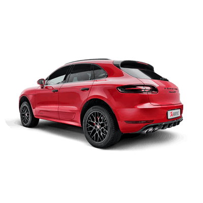 Akrapovic 2014 Porsche Macan Turbo (95B) Evolution Line Cat Back (Titanium) w/ Carbon Fiber Tips