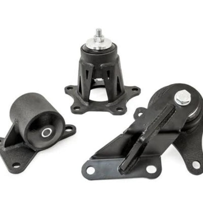 Innovative 98-02 Accord H-Series Black Steel Mounts 75A Bushings (Auto Chassis Auto Trans)