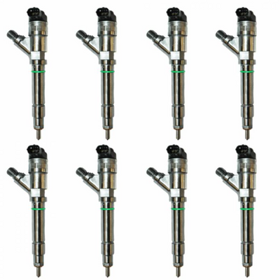 Exergy 06-07 Chevrolet Duramax 6.6L LBZ New 60% Over Injector - Set of 8