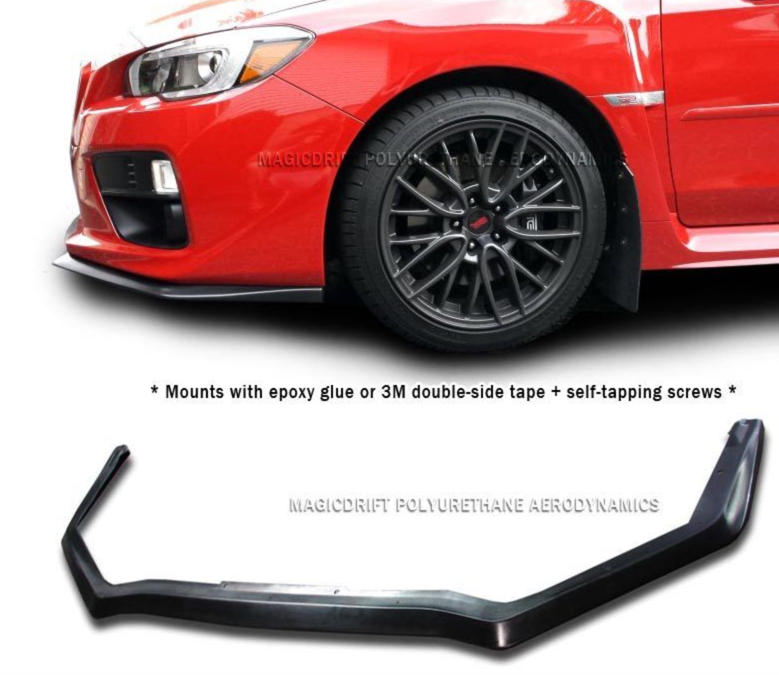2015-2019 Subaru Impreza WRX/STi HD-Style Front Lip - HoneyComb Motorsports
