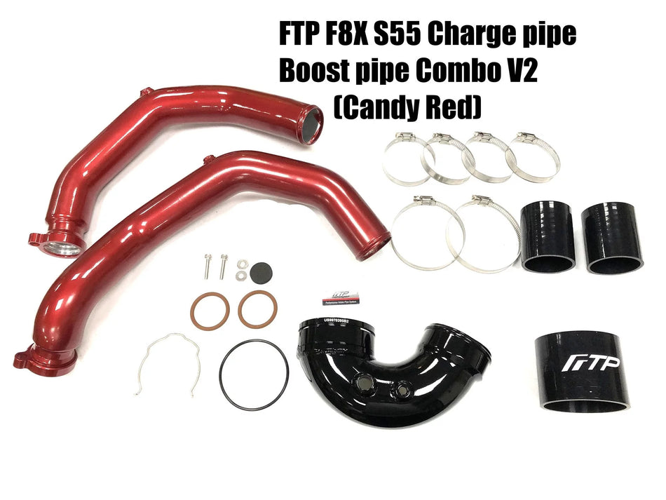 FTP Motorsports S55 Chargepipe & Boost Pipe - BMW F8X M3 / M4 / M2