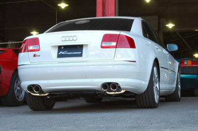 Kreissieg 4x90mm Valvetronic Catback Exhaust Audi S8 4.2 D3 06-10