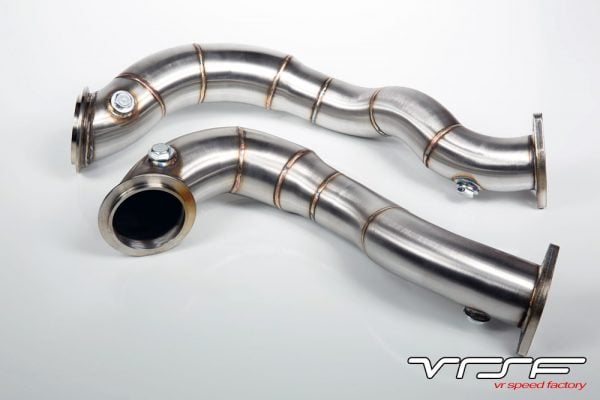 VRSF 3″ Stainless Steel Catless Downpipes - 07-11 BMW 335xi (E90/E92)